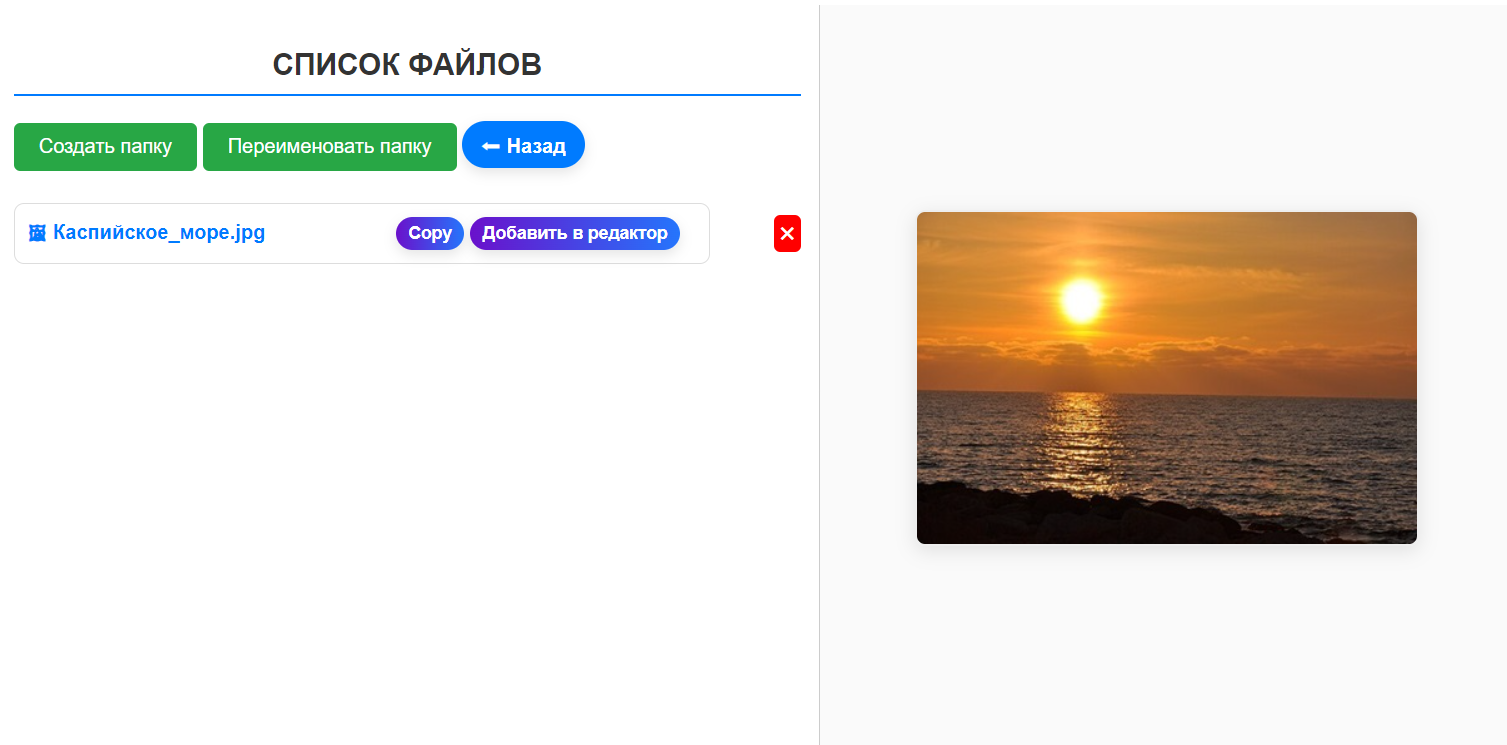 Мой файловый менеджер на python